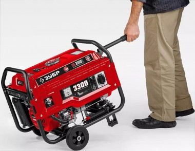 Набор колес + рукоятка №1, для генераторов мощностью до 3500 Вт, ЗУБР НКР-1 — Официальный партнер ЗУБР в России