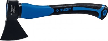 Топор кованый, ЗУБР, с двухкомпонентной фиберглассовой рукояткой, чехол, 0.6кг, 2061-06D — Официальный партнер ЗУБР в России