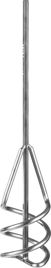 Насадка для строительного миксера, для песчано-гравийных смесей ЗУБР 80х400 мм, шестигранный хвостовик, 06033-08-40_z02 Профессионал — Официальный партнер ЗУБР в России