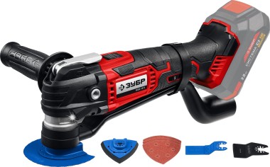 Реноватор аккумуляторный с набором насадок МФИ-18 Н ЗУБР 18 В, без АКБ, Мастер — Официальный партнер ЗУБР в России