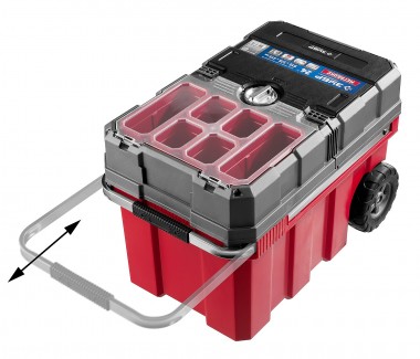 Ящик-тележка для инструмента &quot;МЕГА БОКС&quot; пластиковый, 24&quot;, ЗУБР Профессионал — Официальный партнер ЗУБР в России