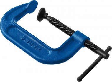 Струбцина ЗУБР &quot;ПРОФЕССИОНАЛ&quot; тип &quot;G&quot;, корпус - ковкий чугун, 100мм, 32245-100_z02 — Официальный партнер ЗУБР в России