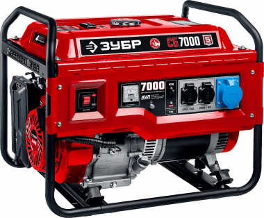 Бензиновый генератор, 7000 Вт, ЗУБР &quot;МАСТЕР&quot; СБ-7000 — Официальный партнер ЗУБР в России