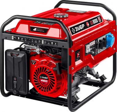 Бензиновый генератор, 8000 Вт, ЗУБР &quot;МАСТЕР&quot; СБ-8000 — Официальный партнер ЗУБР в России