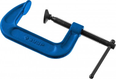 Струбцина ЗУБР &quot;ПРОФЕССИОНАЛ&quot; тип &quot;G&quot;, корпус - ковкий чугун, 75 мм, 32245-075_z02 — Официальный партнер ЗУБР в России