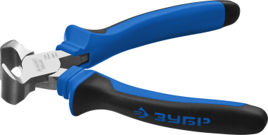 Кусачки торцевые ЗУБР Бульдог, особостойкое спец. покрытие Н12Х1 (никель/хром), двухкомпонентные рукоятки, 180мм — Официальный партнер ЗУБР в России