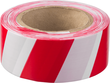 Сигнальная лента, цвет красно-белый, 50мм х 200м, ЗУБР Мастер — Официальный партнер ЗУБР в России