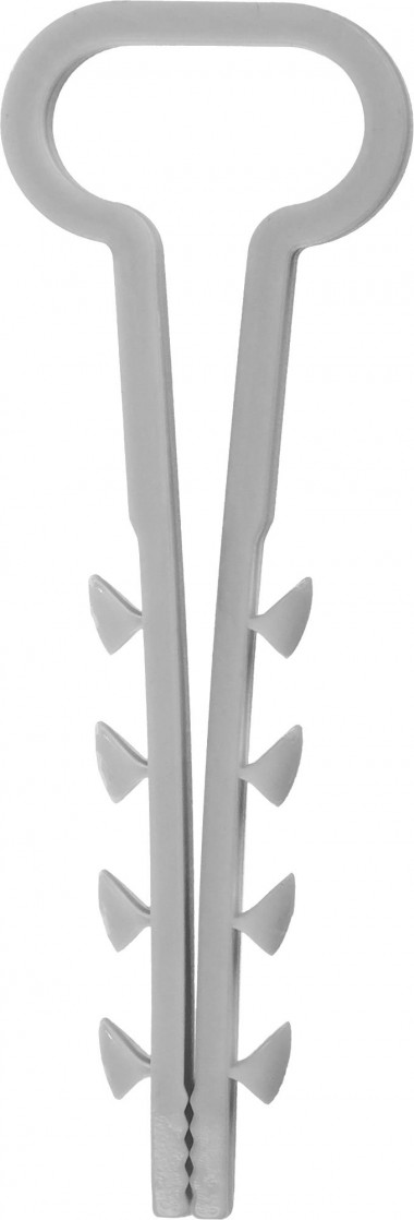 Дюбель-хомут для плоского кабеля ДХ-П, 14 мм, 100 шт, нейлоновый, ЗУБР — Официальный партнер ЗУБР в России