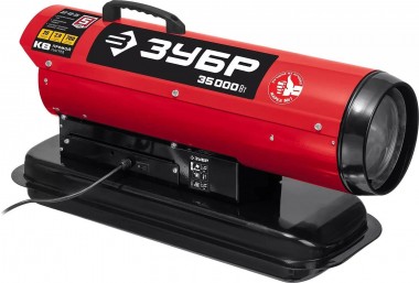 Пушка ЗУБР ДП-К8-35 дизельная тепловая, прямой нагрев, 35,0кВт, 700 м.куб/час, 20л, &quot;МАСТЕР&quot; — Официальный партнер ЗУБР в России