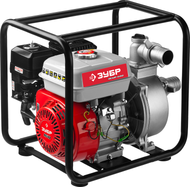 Мотопомпа бензиновая, ЗУБР ЗБМП-600, 600 л/мин (36 м3/ч), патрубки 50 мм, напор 26 м, всасывание 8 м — Официальный партнер ЗУБР в России