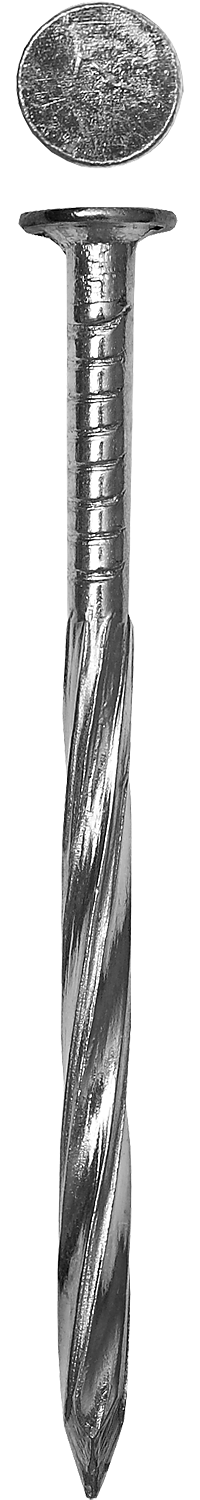 Гвозди винтовые оцинкованные, 70 х 3.1 мм, 230 шт, ЗУБР — Официальный партнер ЗУБР в России