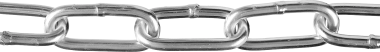 Цепь длиннозвенная, DIN 763, оцинкованная сталь, d=3мм, L=120м, ЗУБР Профессионал — Официальный партнер ЗУБР в России