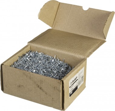 Гвозди толевые оцинкованные, ГОСТ 4029-63, 32 х 2.5 мм, 5 кг, ЗУБР — Официальный партнер ЗУБР в России