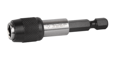 Адаптер ЗУБР &quot;ЭКСПЕРТ&quot; магнитный для бит, фиксатор, держатель для направления биты, 60мм — Официальный партнер ЗУБР в России