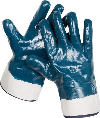 Перчатки ЗУБР рабочие с полным нитриловым покрытием, размер XL (10) — Официальный партнер ЗУБР в России