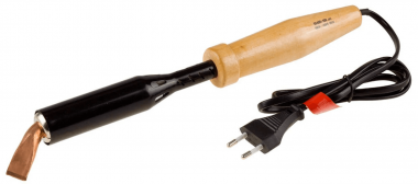 Электропаяльник ЗУБР для лужения с деревянной рукояткой и долговечным жалом, форма клин, 150Вт, &quot;МАСТЕР&quot; 55405-150_z01 — Официальный партнер ЗУБР в России