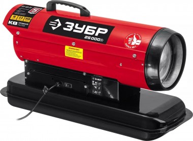 Пушка ЗУБР ДП-К8-25 дизельная тепловая, прямой нагрев, 25кВт, 500 м.куб/час, 18.5л, &quot;МАСТЕР&quot; — Официальный партнер ЗУБР в России