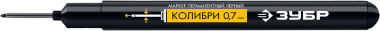 Перманентный маркер для отверстий КОЛИБРИ ЗУБР &quot;ПРОФЕССИОНАЛ&quot; черный, 0.7-1 мм,  06328-2 — Официальный партнер ЗУБР в России