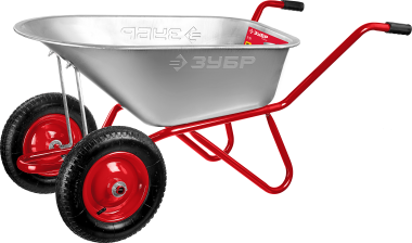 Тачка садово-строительная двухколесная, 180 кг, 39952 ЗУБР — Официальный партнер ЗУБР в России