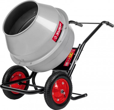 Бетономешалка (бетоносмеситель), чугунный венец, червячный редуктор, ЗУБР &quot;МАСТЕР&quot; БМР-130, 130л, 550Вт — Официальный партнер ЗУБР в России