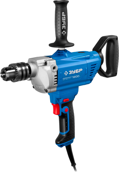 Дрель-миксер реверсивная, ЗУБР Профессионал ЗДМ-1200 РММ2, 160 Нм, патрон 16 мм, 0-850 об/мин, 1200 Вт — Официальный партнер ЗУБР в России