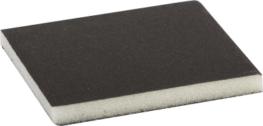 Губка шлифовальная ЗУБР &quot;МАСТЕР&quot; двухсторонняя, мягкий поролон, Р120, 123х98х12мм — Официальный партнер ЗУБР в России