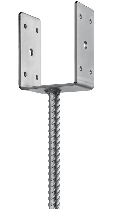 Основание столба ЗУБР U-образное, 91х120х60мм, ОС-U, 310286-090 — Официальный партнер ЗУБР в России