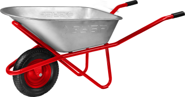 Тачка строительная одноколесная, 180 кг, 39960 ЗУБР — Официальный партнер ЗУБР в России