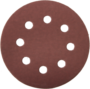 Круг шлифовальный ЗУБР &quot;МАСТЕР&quot; универсальный, из абразивной бумаги на велкро основе, 8 отверстий, Р100, 125мм, 5шт — Официальный партнер ЗУБР в России