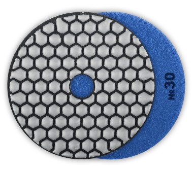 Алмазный гибкий шлифовальный круг (Черепашка) для сухого шлифования ЗУБР 100мм,  №30, 29868-030 — Официальный партнер ЗУБР в России