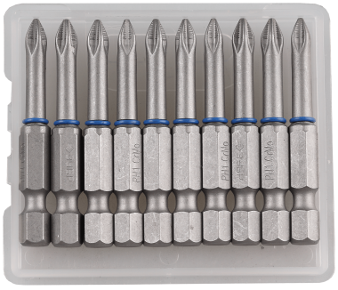 Биты ЗУБР &quot;ЭКСПЕРТ&quot; торсионные кованые, обточенные, хромомолибденовая сталь, тип хвостовика E 1/4&quot;, PH1, 50мм, 10шт — Официальный партнер ЗУБР в России