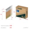 ЗУБР SN34 (D34) 50 х 2.8 мм, реечные гвозди рифленые оцинкованные, 5000 шт (305399-50) фото 3 &mdash; Официальный партнер ЗУБР в России