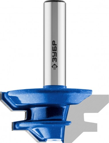 Фреза кромочная для углового сращивания, D= 38,1мм, рабочая длина-17,1мм,хв.-12мм, ЗУБР Профессионал — Официальный партнер ЗУБР в России