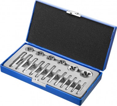 Набор ЗУБР &quot;МАСТЕР&quot; с металлорежущим инструментом, в пластиковом боксе 18 предметов — Официальный партнер ЗУБР в России