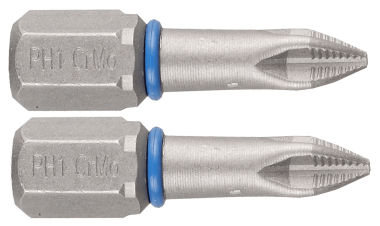 Биты ЗУБР "ЭКСПЕРТ" торсионные кованые, обточенные, хромомолибденовая сталь, тип хвостовика C 1/4", PH1, 25мм, 2шт &mdash; Официальный партнер ЗУБР в России