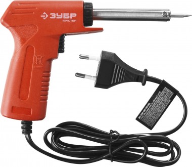Паяльник ЗУБР &quot;МАСТЕР&quot;, 2 уровня мощности, пистолетная рукоятка, 30 - 70 Вт — Официальный партнер ЗУБР в России