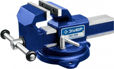 Тиски слесарные ЗУБР УРАЛ &quot;Профессионал&quot; с поворотным основанием, 90мм — Официальный партнер ЗУБР в России