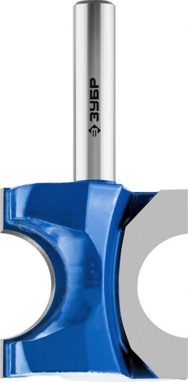 Фреза полустержневая, D= 34,9мм, рабочая длина-35мм, радиус-9,5мм, хв.-8 мм, ЗУБР Профессионал — Официальный партнер ЗУБР в России