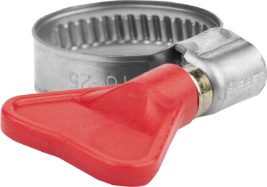 Хомуты "Бабочка", нерж. сталь, накатная лента 9 мм, 8-14 мм, 200 шт, ЗУБР Профессионал &mdash; Официальный партнер ЗУБР в России