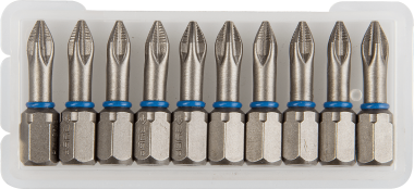 Биты ЗУБР &quot;ЭКСПЕРТ&quot; торсионные кованые, обточенные, хромомолибденовая сталь, тип хвостовика C 1/4&quot;, PH1, 25мм, 10шт — Официальный партнер ЗУБР в России