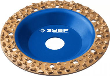 Чашка ЗУБР обдирочно-шлифовальная №3, 125 мм, крупное зерно ВК8, плоская &quot;ПРОФЕССИОНАЛ&quot; 33430-3 — Официальный партнер ЗУБР в России