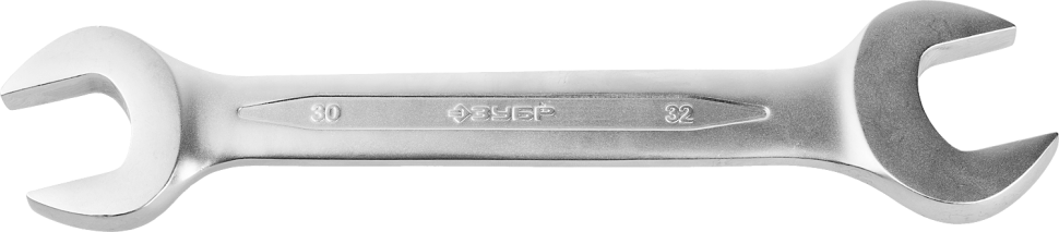 Рожковый гаечный ключ 30 x 32 мм, ЗУБР фото 1 — Официальный партнер ЗУБР в России