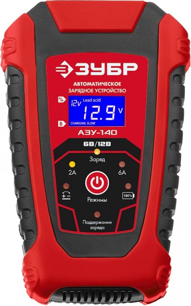 Автоматическое зарядное устройство ЗУБР «МАСТЕР» АЗУ-140 59310 — Официальный партнер ЗУБР в России
