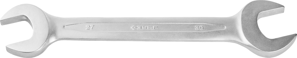 Рожковый гаечный ключ 27 x 30 мм, ЗУБР фото 1 — Официальный партнер ЗУБР в России