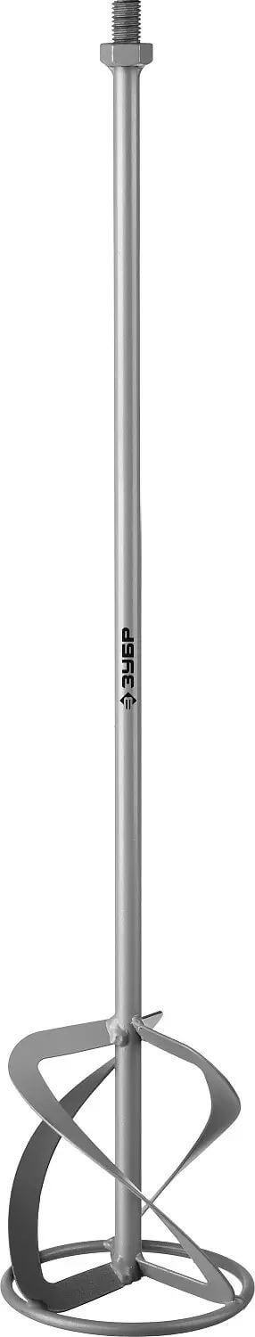 Насадка для миксера ЗУБР МНЛ-120 для лёгких растворов, перемешивание сверх­у-в­низ, М14, d=120мм, 590мм &mdash; Официальный партнер ЗУБР в России