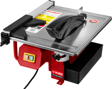 Электроплиткорез ЗУБР &quot;МАСТЕР&quot;, диск 180 мм, глубина реза 90°-34мм/45°-17мм, стол 330х360мм, 2950об/мин, 600Вт — Официальный партнер ЗУБР в России