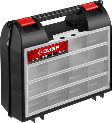 Ящик для электроинструмента &quot;ЭЛОР-14&quot; ЗУБР 360 х 140 х 320 мм (14&quot;), пластиковый, 38035-14_z01 — Официальный партнер ЗУБР в России