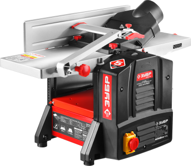 Станок фуговально-рейсмусовый, ЗУБР СРФ-204-1500, ширина строгания 204мм, толщина заготовки до 120мм, 2 ножа, 9000 об/мин, 1500Вт, 6м/мин — Официальный партнер ЗУБР в России