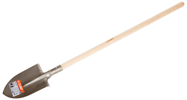 Лопата &quot;ТИТАН&quot; штыковая с деревянным черенком, ЗУБР Профессионал — Официальный партнер ЗУБР в России