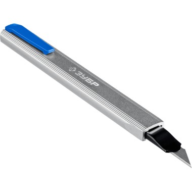 Нож с автостопом ПРО-9А ЗУБР 9 мм, сегментированное лезвие, 09152 Профессионал — Официальный партнер ЗУБР в России